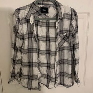 Rails Flannel Top